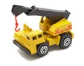 Yellow truck crane