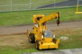 Yellow Truck Crane Royalty Free Stock Photo