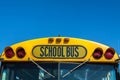 US schoolbus front Royalty Free Stock Photo