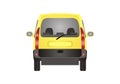 Yellow van autovehicle (car)