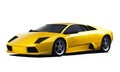 Yellow vector lamborghini Royalty Free Stock Photo