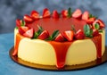 Yellow Velvet Mousse Cake