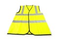 Yellow vest isolated on the white