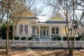 Yellow Victorian Style Home Royalty Free Stock Photo