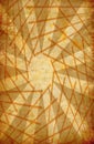 Yellow vintage grunge background with sun rays Royalty Free Stock Photo