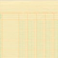 Yellow vintage ledger or graph paper Royalty Free Stock Photo