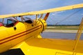 Yellow vintage plane