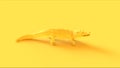 Yellow Walking Crocodile