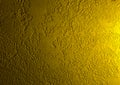 Yellow wall cemented textured background design Royalty Free Stock Photo