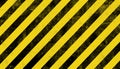 Yellow warning sign. Under construction background.