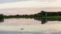 Yellow Water is a floodplain region in Kakadu Park Royalty Free Stock Photo