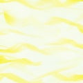 Yellow watercolor wave background.