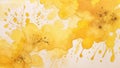 Yellow watercolour background