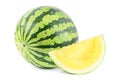 Yellow watermelon Royalty Free Stock Photo
