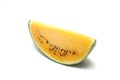 Yellow watremelon isolated on a white background.