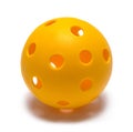 Yellow Whiffle Ball Royalty Free Stock Photo
