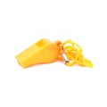 Yellow whistle Royalty Free Stock Photo