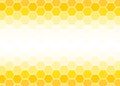 Yellow and white Hexagon geometric abstract background vector design illustration.