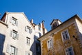 Yellow and White Houses in Split Royalty Free Stock Photo