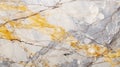 Yellow white marbled rock texture. Bright granite background for design. Rough cracked mountain surface created with Generative AI Royalty Free Stock Photo