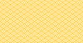 Yellow and White Seamless Pattern with Geometric Waves. Vector Linear Ornament Royalty Free Stock Photo