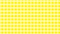 Yellow and white tablecloth gingham checkered background Vector Illustration.eps-10