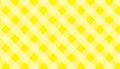 Yellow and white tablecloth gingham checkered background Vector Illustration.eps-10