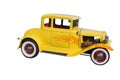 Yellow whitewall hotrod Royalty Free Stock Photo