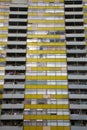 Yellow windows facade