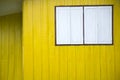 Yellow wood wall background Royalty Free Stock Photo