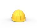 Yellow workers had hat - front view