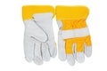 Yellow working gloves