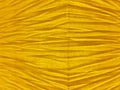 Yellow Wrinkled Paper Background