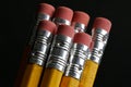 Yellow writing pencils