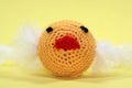 Yellow Yarn Ball Craft