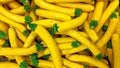 Yellow zucchini in bulk