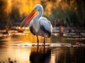 Yellowbilled Stork Okavango Delta Royalty Free Stock Photo