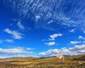 Yellowed Plain in Chile Royalty Free Stock Photo