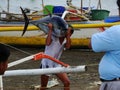 Yellowfin tuna artisanal fishery in Philippines#30 Royalty Free Stock Photo