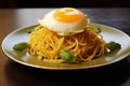 Yellowish Egg pasta. Generate Ai