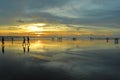 Yellowish Sunset at Coxs Bazar Sea Beach
