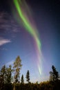 Yellowknife Aurora Borealis Royalty Free Stock Photo