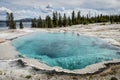 Yellowstone abyss pool Royalty Free Stock Photo