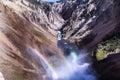 Yellowstone canyon, river, landscape.Wyoming, USA Royalty Free Stock Photo