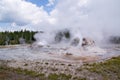 Yellowstone geothermal geyser Royalty Free Stock Photo