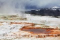 Yellowstone hot spring Royalty Free Stock Photo