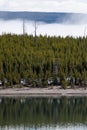 Yellowstone lake landscape Royalty Free Stock Photo