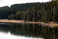 Yellowstone lake landscape Royalty Free Stock Photo