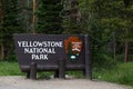 Yellowstone National Park Entrance Sign