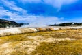 Yellowstone National Park Geothermal Scene Royalty Free Stock Photo